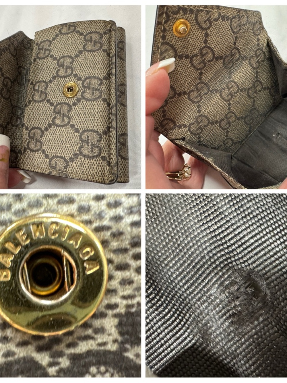 Authentic Gucci With Balenciaga Wallet - Picture 6 of 9